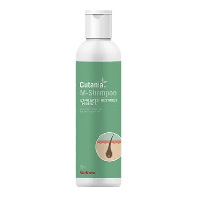 Vetnova Cutania M-Shampoo champú secante sin fragancia Vetnova Cutania M-Shampoo champú secante sin fragancia