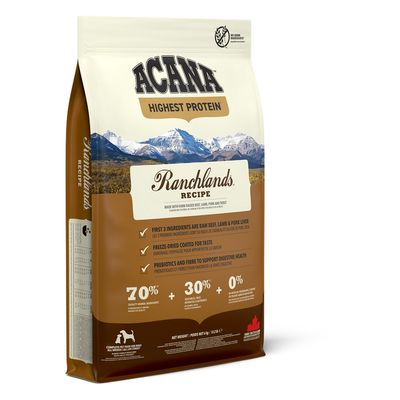 Acana Highest Protein Ranchlands pienso sin cereales para perros