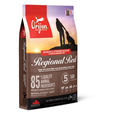 Orijen Regional Red pienso sin cereales de carnes rojas para perros