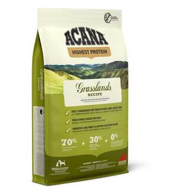 Acana Highest Protein Grasslands pienso sin cereales para perros